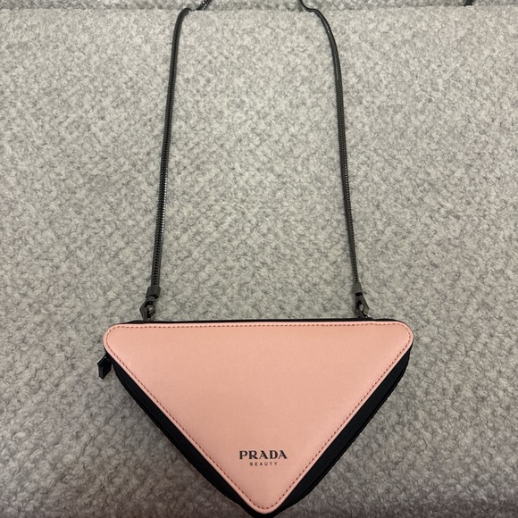 Prada Soft Pink Triangle Crossbody Bag - Picture 1 of 3